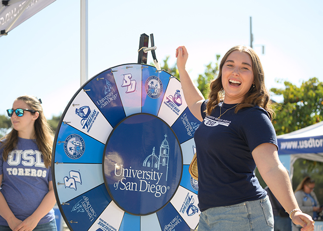 Scene from Homecoming and Family Weekend