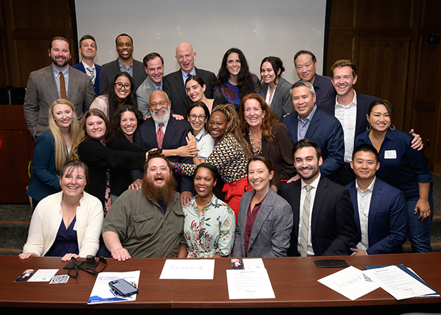 Roy L. Brooks group shot at event