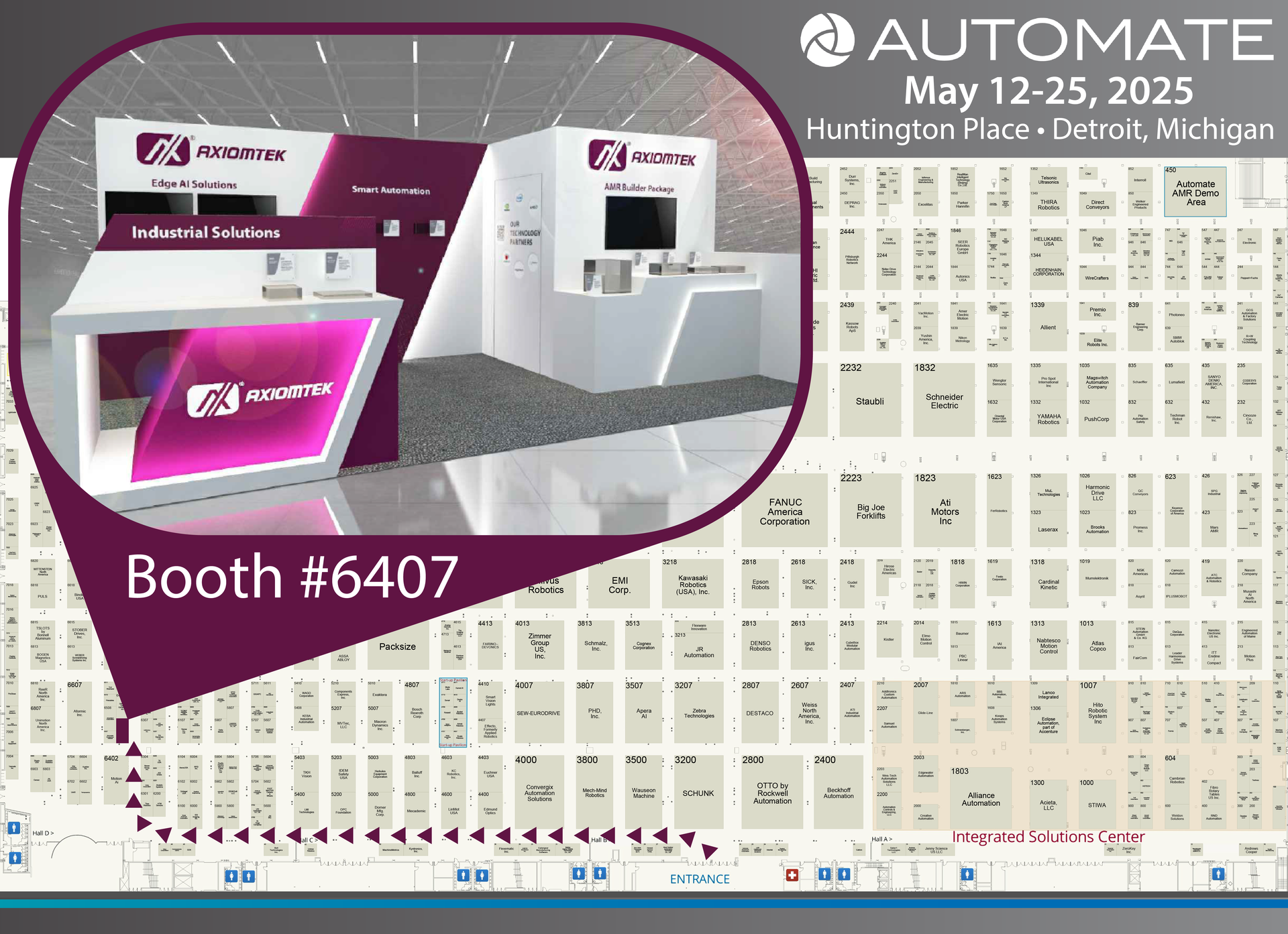 Visit Axiomtek at Automate 2025