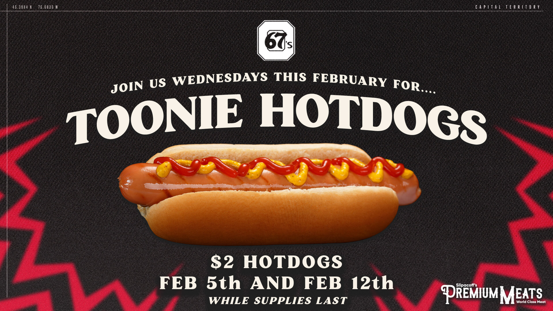 $2 Hotdogs on Wednesdays 