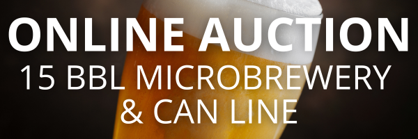 ONLINE AUCTION - 15 BBL Microbrewery & Can Line
