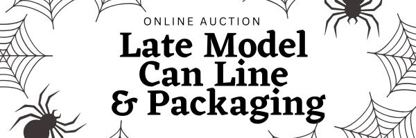 ONLINE AUCTION - Late Model Can Line & Packaging