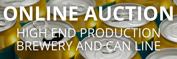 ONLINE AUCTION - High End Production Brewery and Can Line