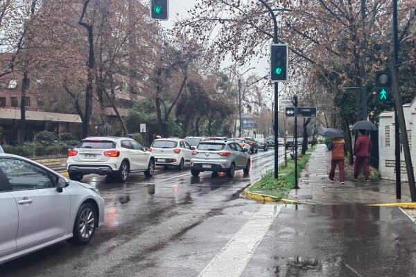 Conducción con lluvia y poca visibilidad