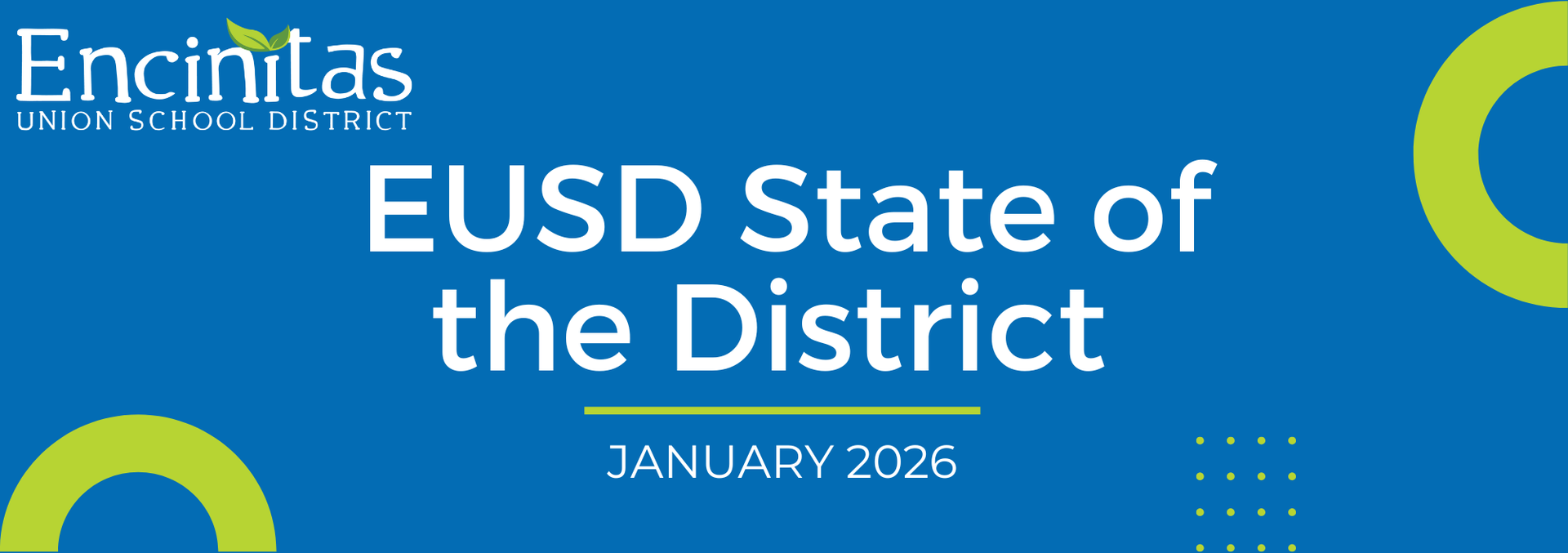 EUSD Newsletter Banner