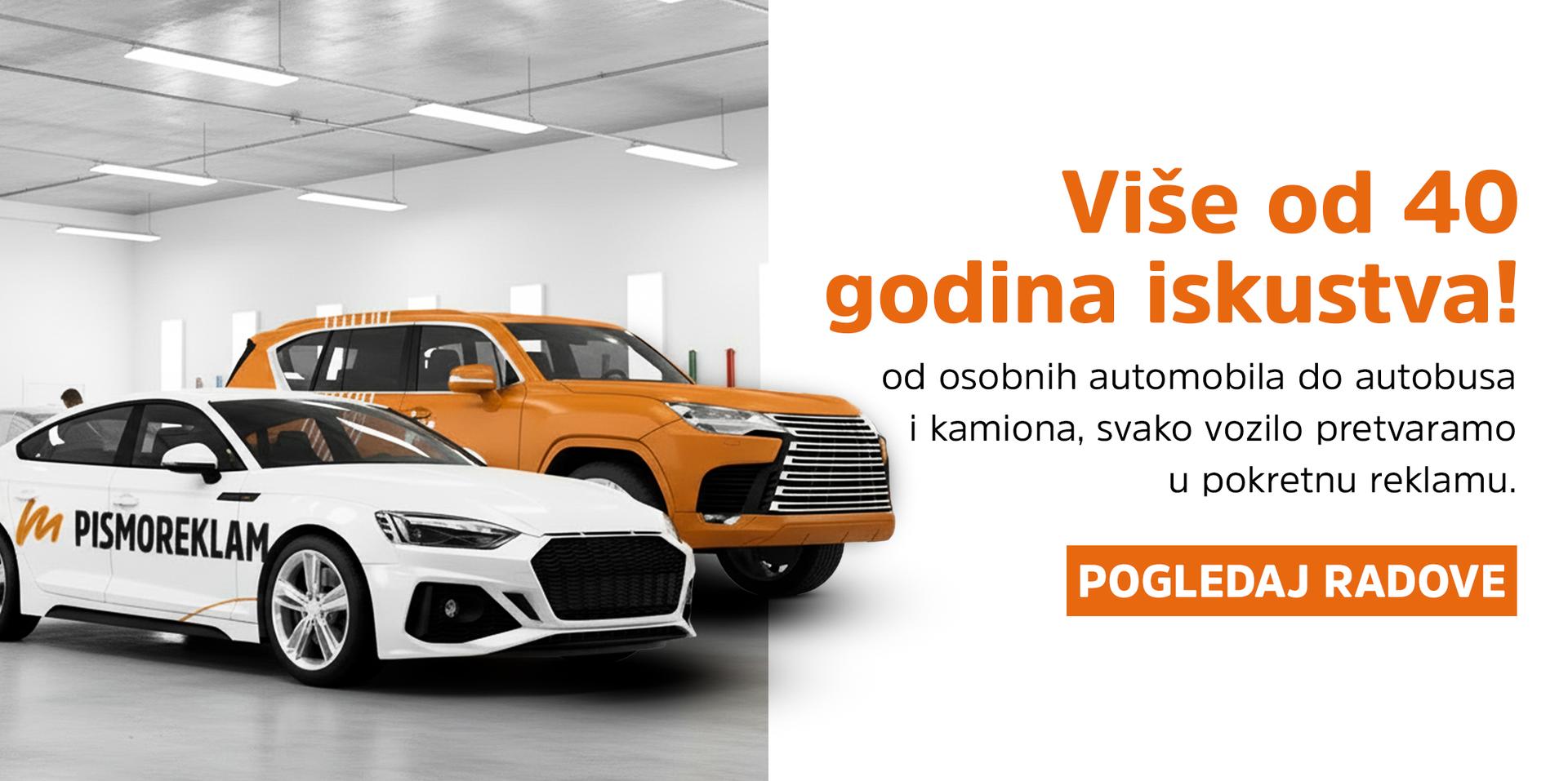 Više od 40 godina iskustva u oslikavanju vozila!