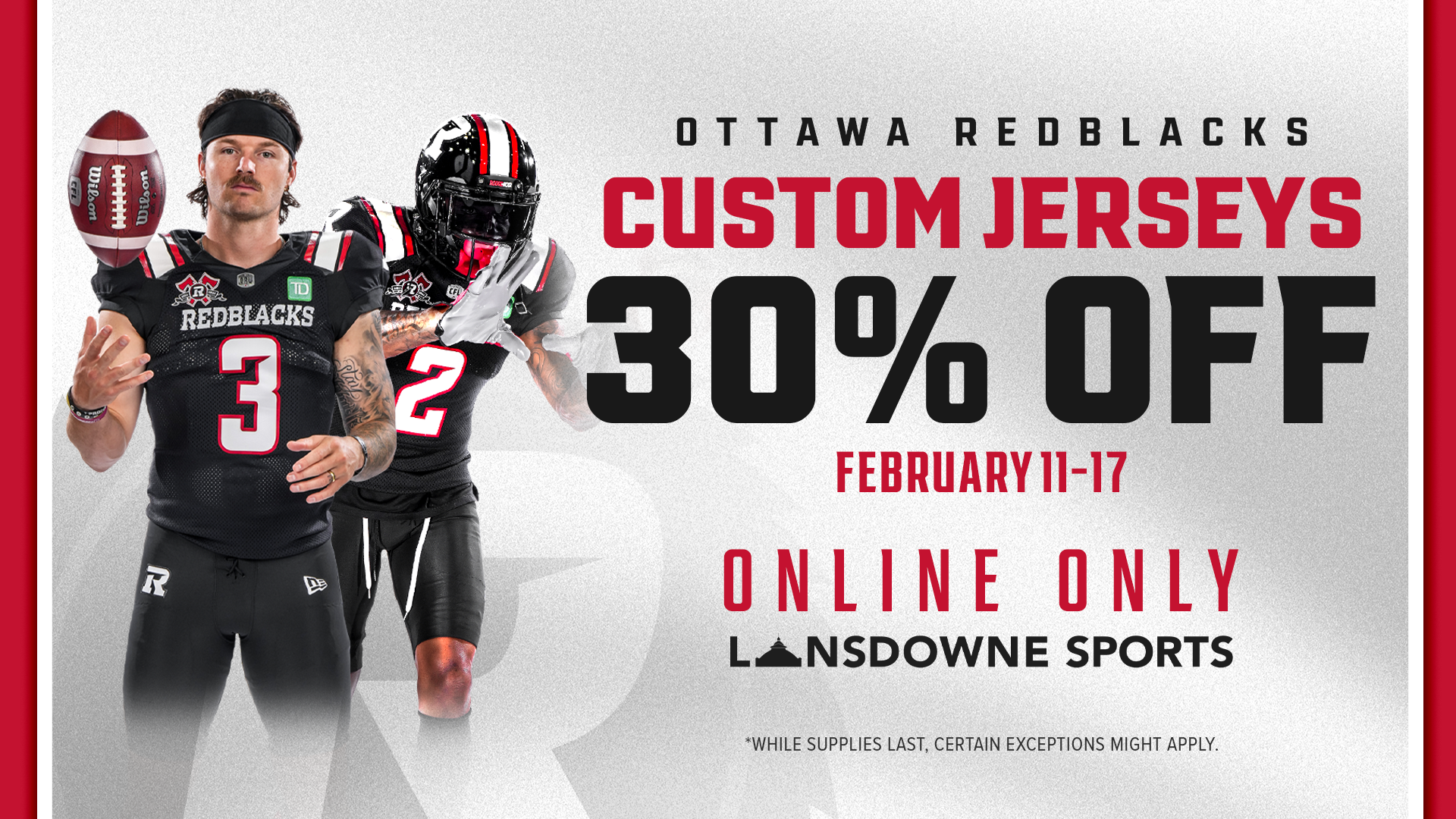 Lansdowne Sports REDBLACKS 