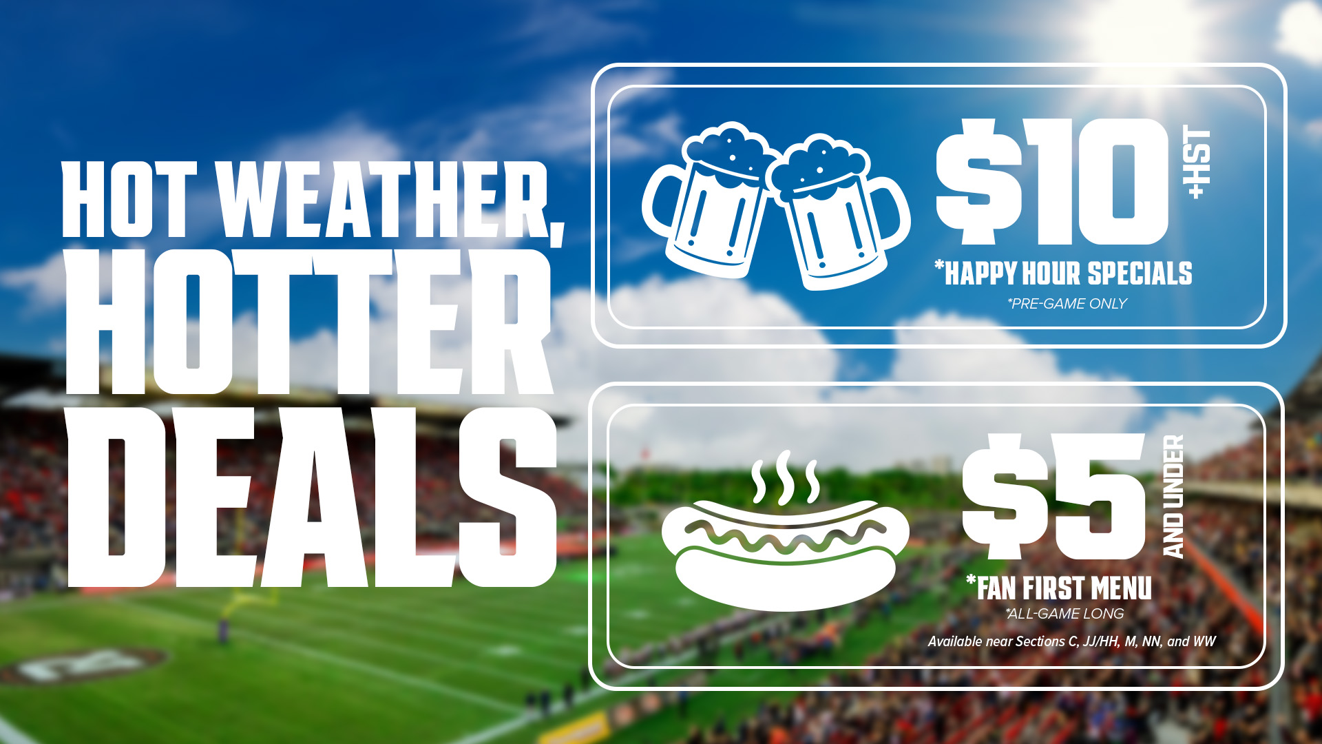 Summer concession deals 