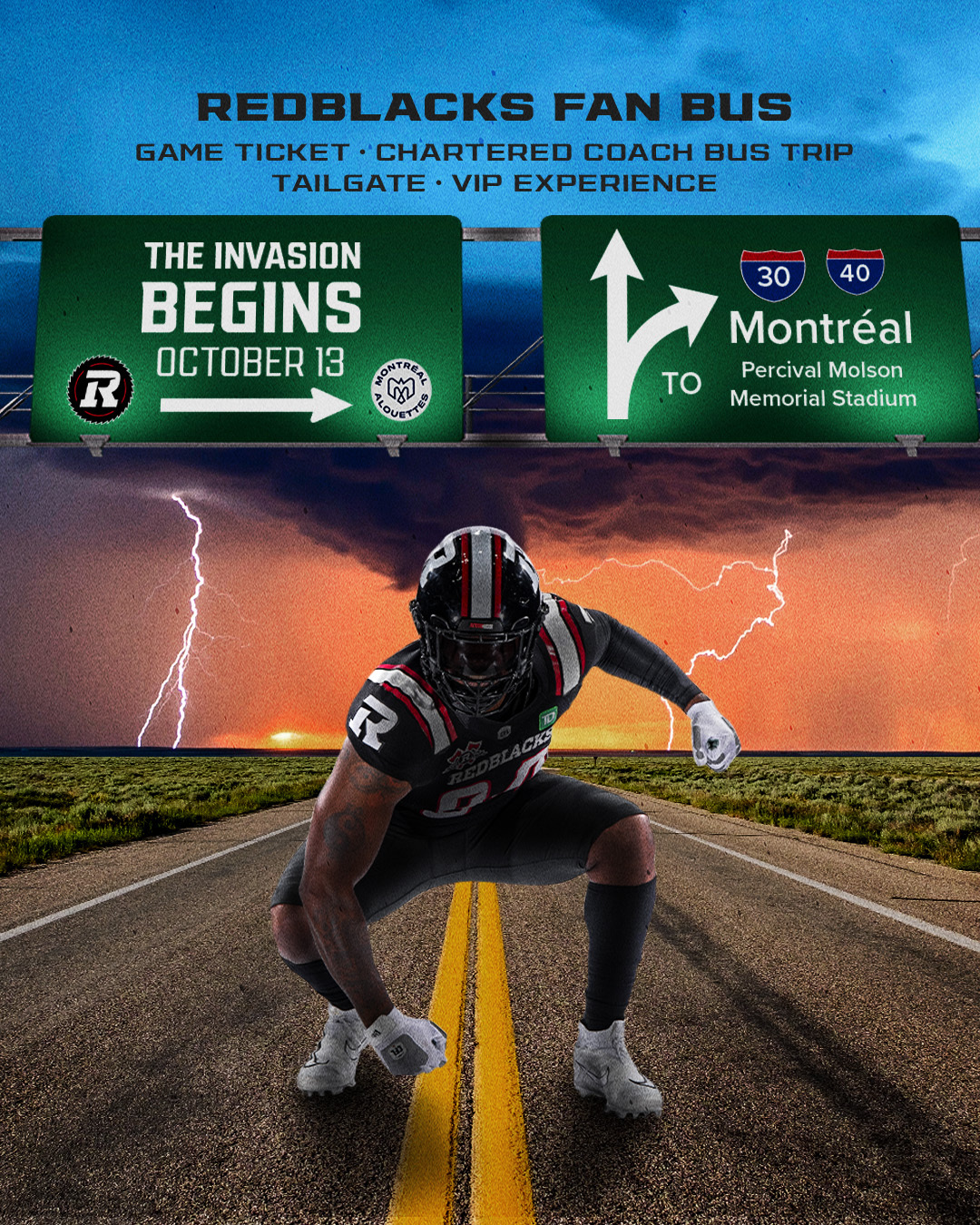 REDBLACKS FAN BUS