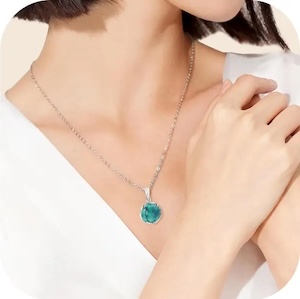 Birthstone Pendant Necklace