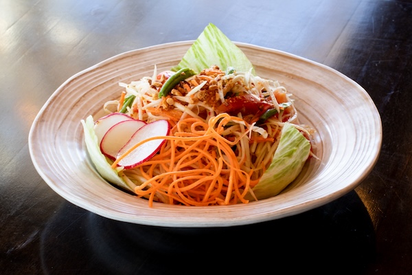 The Baan Thai Cuisine's Green Papaya Salad