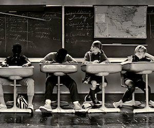 Segregation in school, 1960