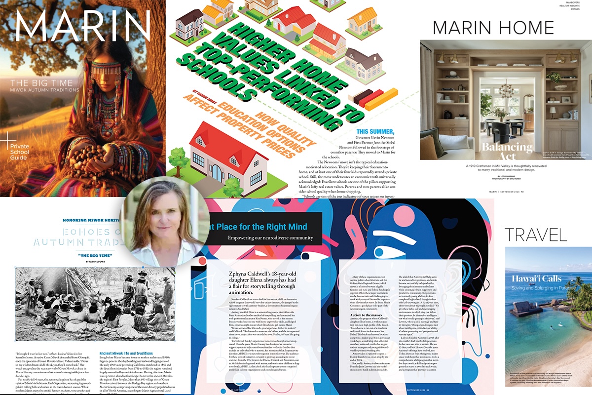 Marin September Issue Collage