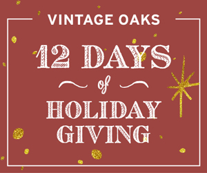 Vintage Oaks 12 Days of Holiday Giving