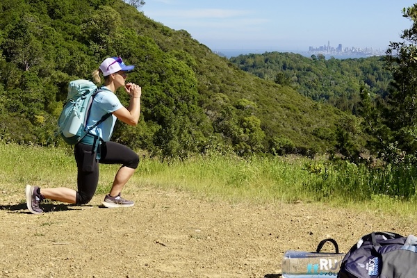 Woman rucking