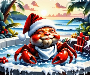 Christmas crab