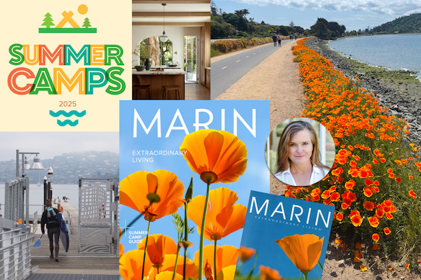 Marin Magazine March Issue Collage
