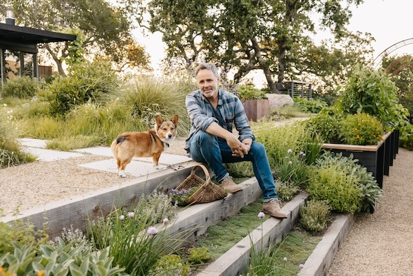 Christian Douglas and his San Rafael garden