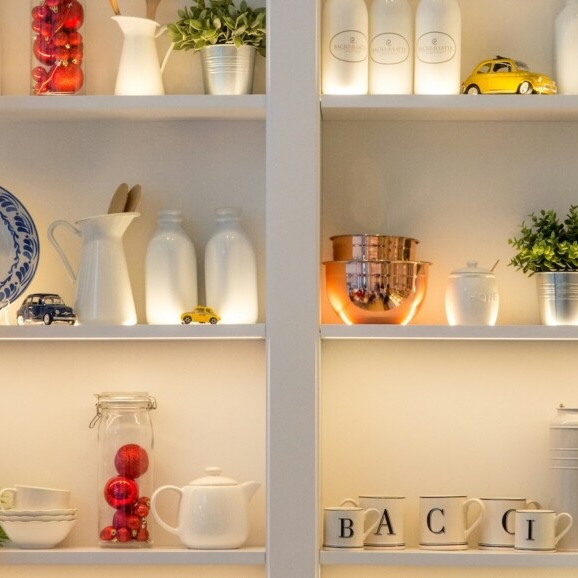 Organized cabinet