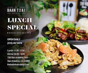 The Baan Thai cuisine, San Anselmo Lunch Special