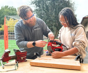 Woodshop at Brandeis Marin