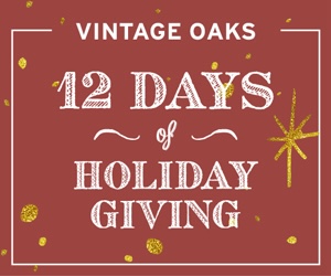 Vintage Oaks 12 Days of Holiday GIving