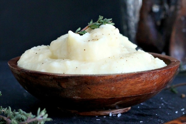 Celery root purée