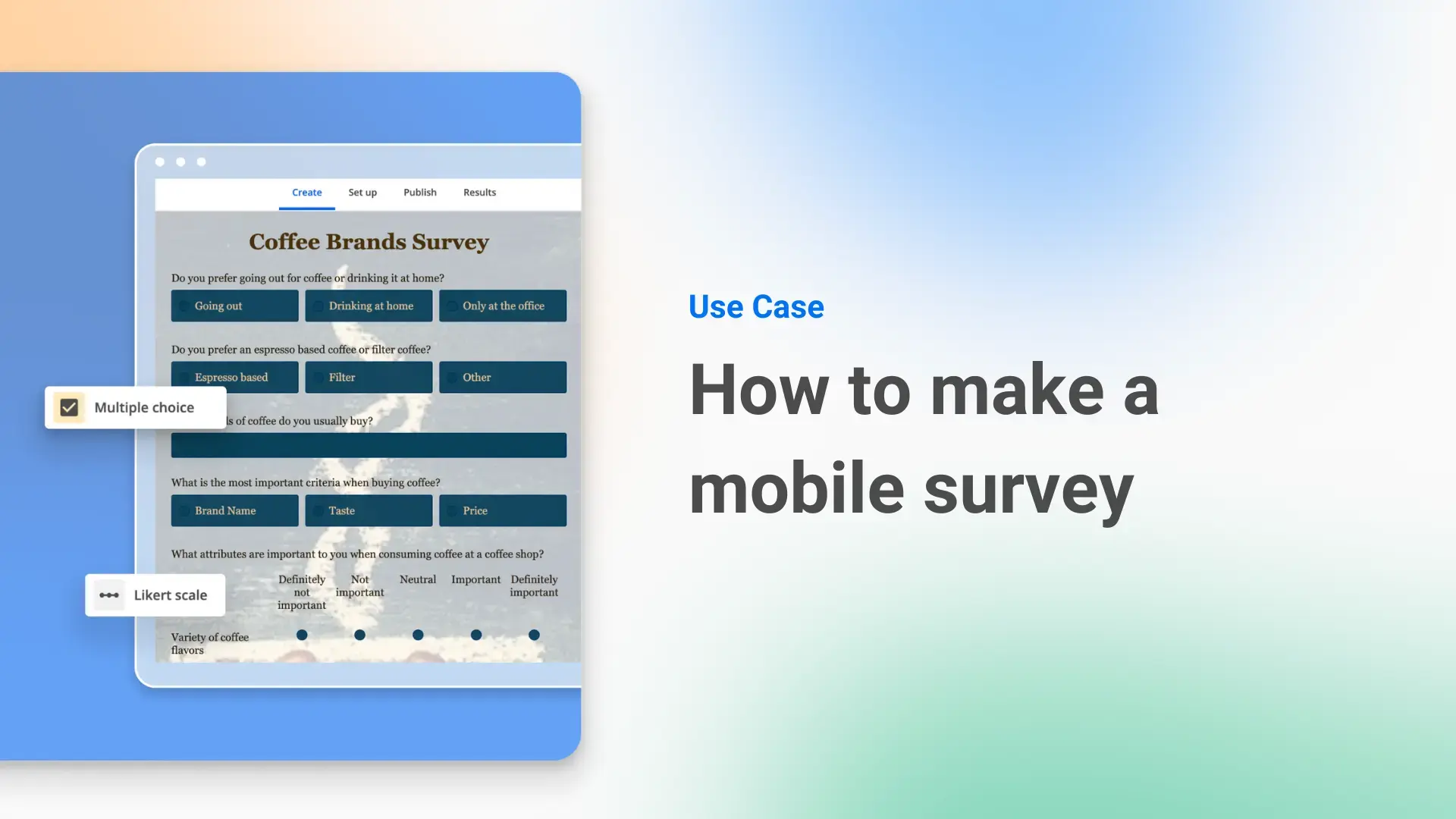 How to Create A Mobile Survey