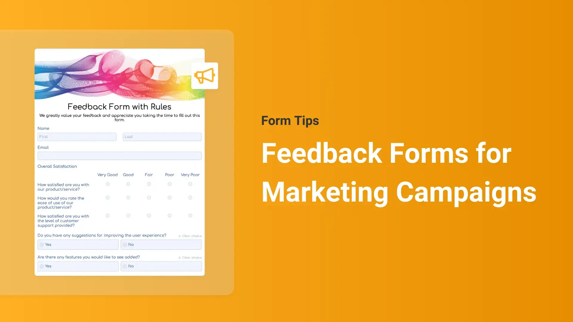 Feedback forms