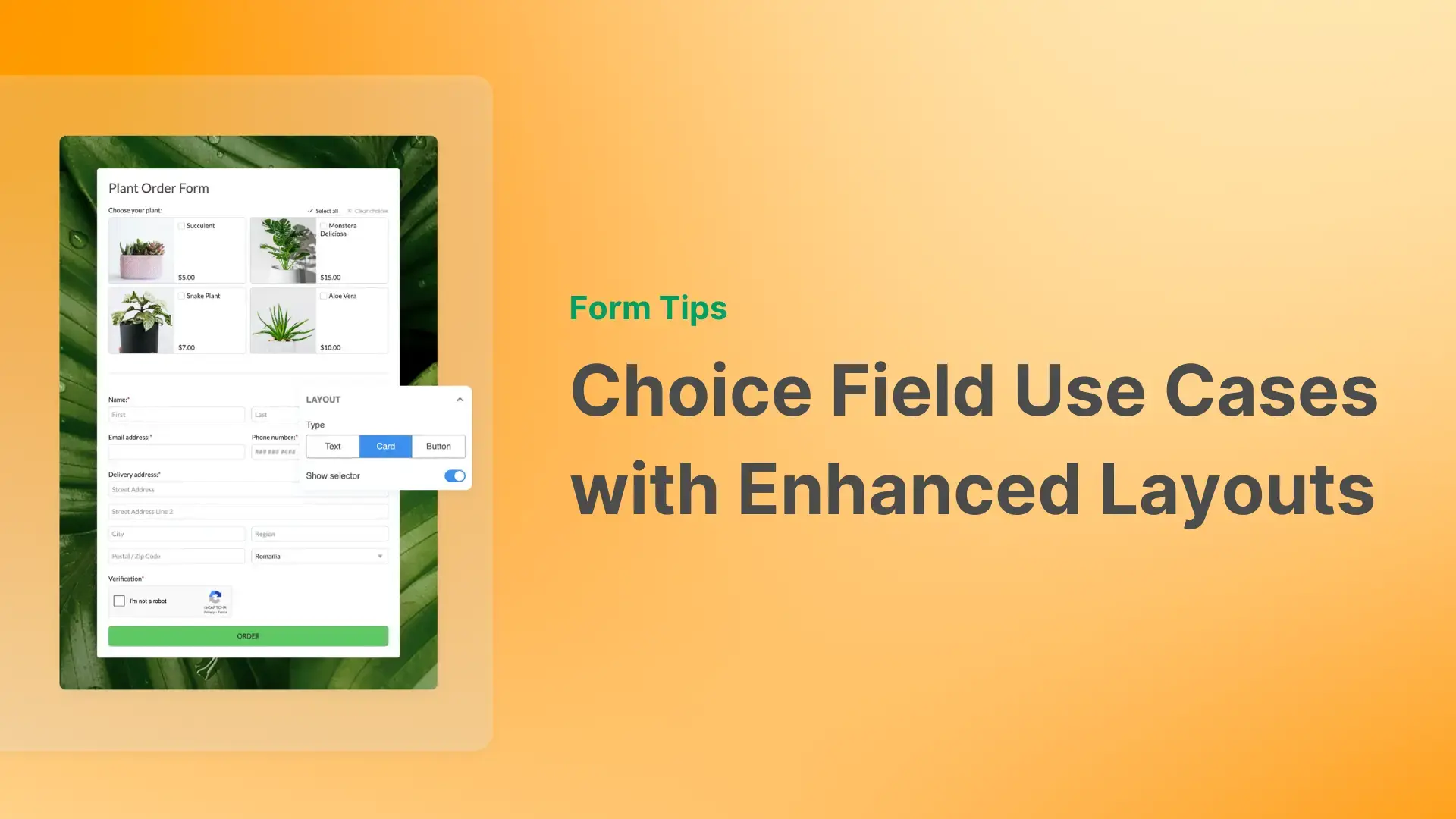 Feedback forms