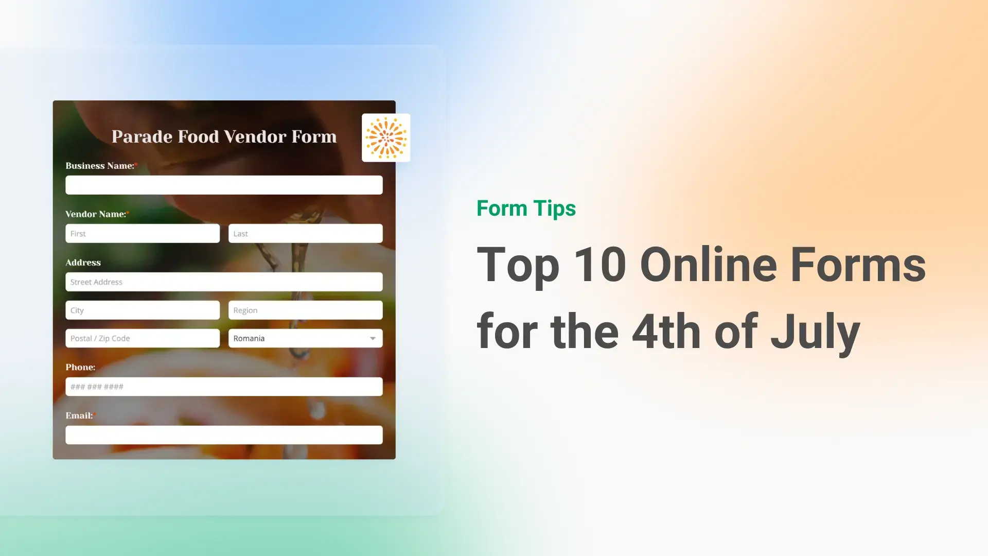 Top 10 Online Forms for the 4th of July