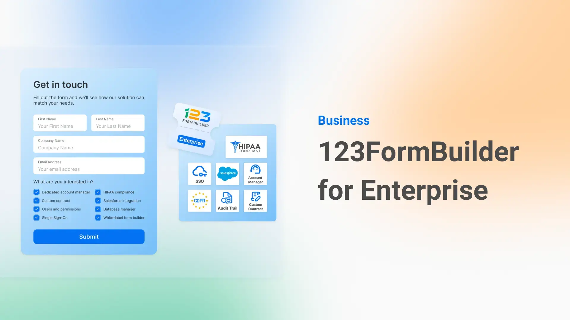 123FormBuilder for Enterprise