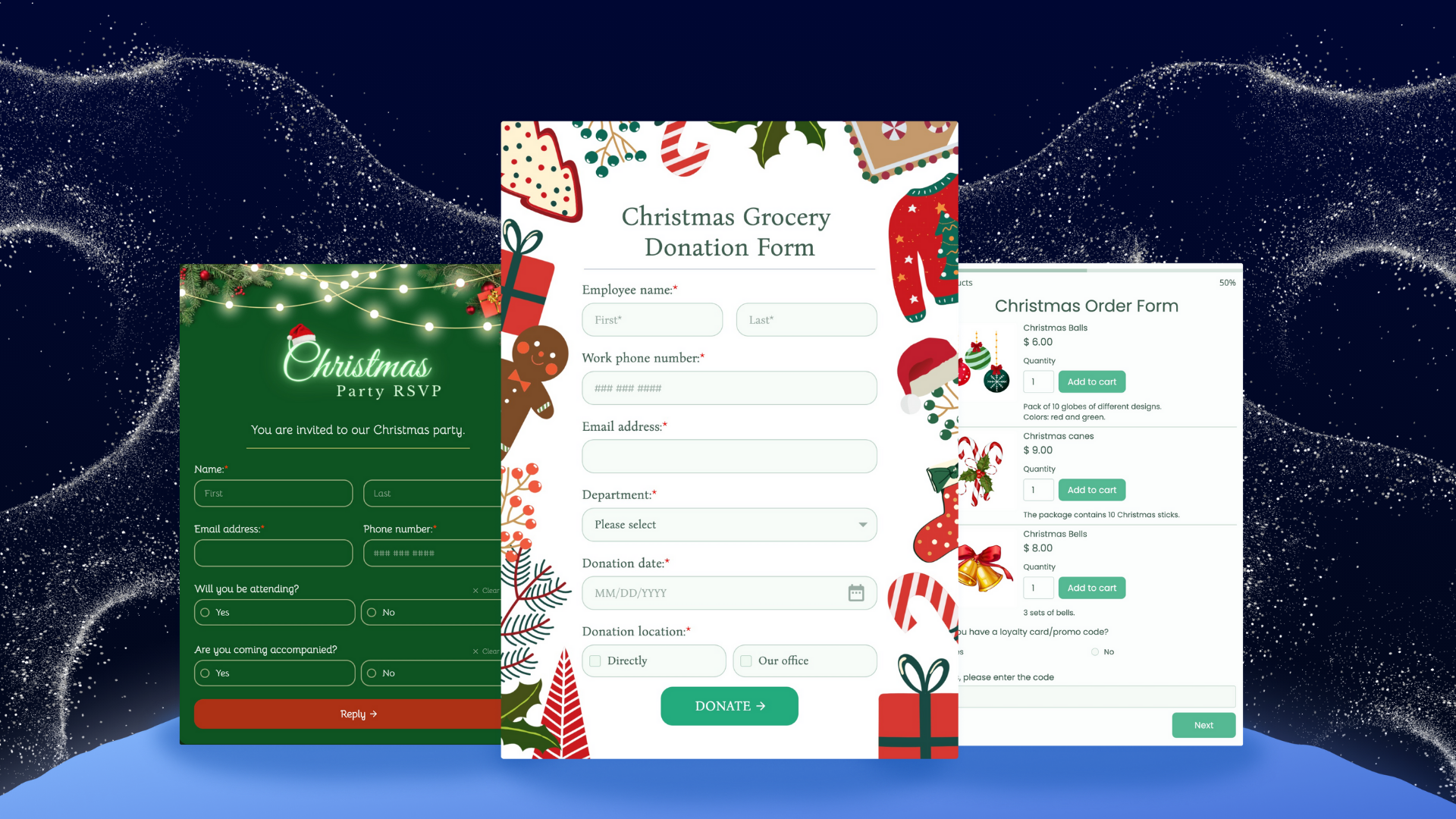 Celebrate the Season with Festive Form Templates