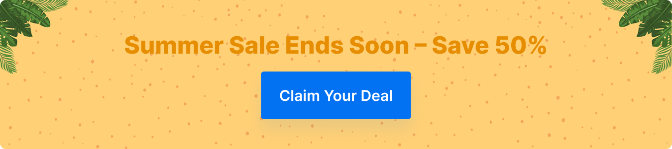 summer sale 50% off last days