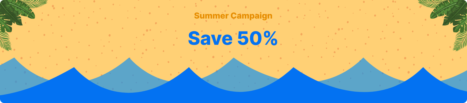 summer sale 50% off