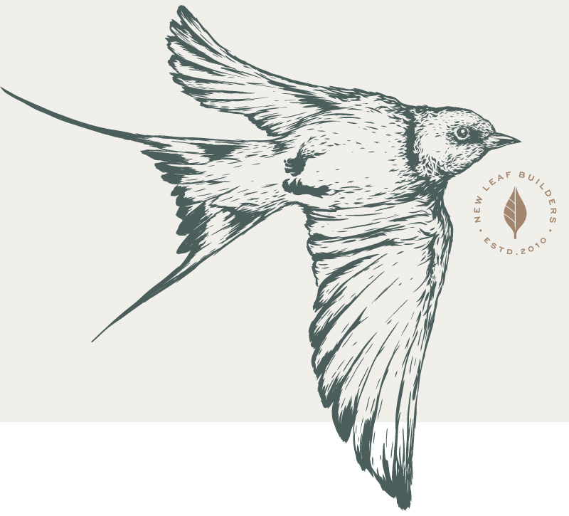 New Leaf Builders - Swallow Illustration