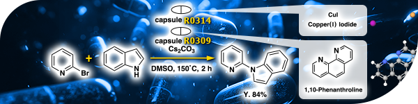 使用胶囊试剂进行的 Goldberg 胺化反应