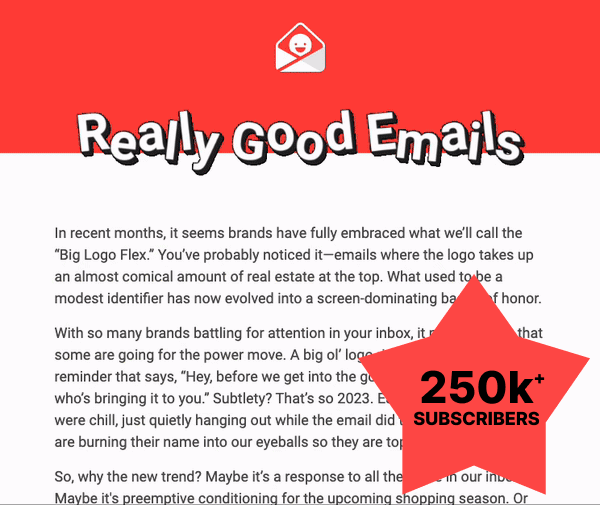 Really Good Email Newsletter Gif