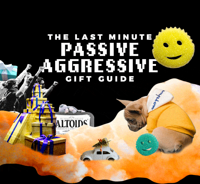 All I want is orange foam covering my gifts.