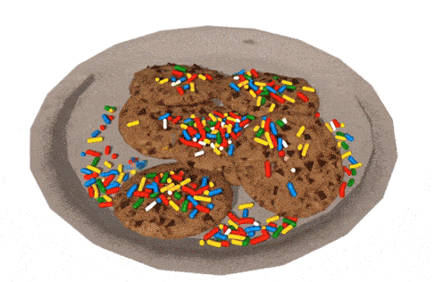 Nothing says gratitude like sprinkle cookies.