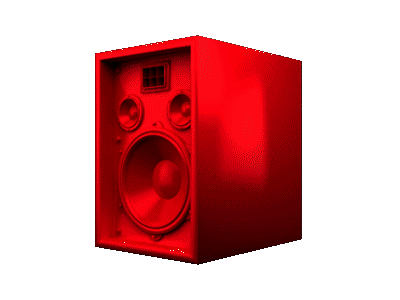 If you stand real close to the speaker, you can feel the song go through you.