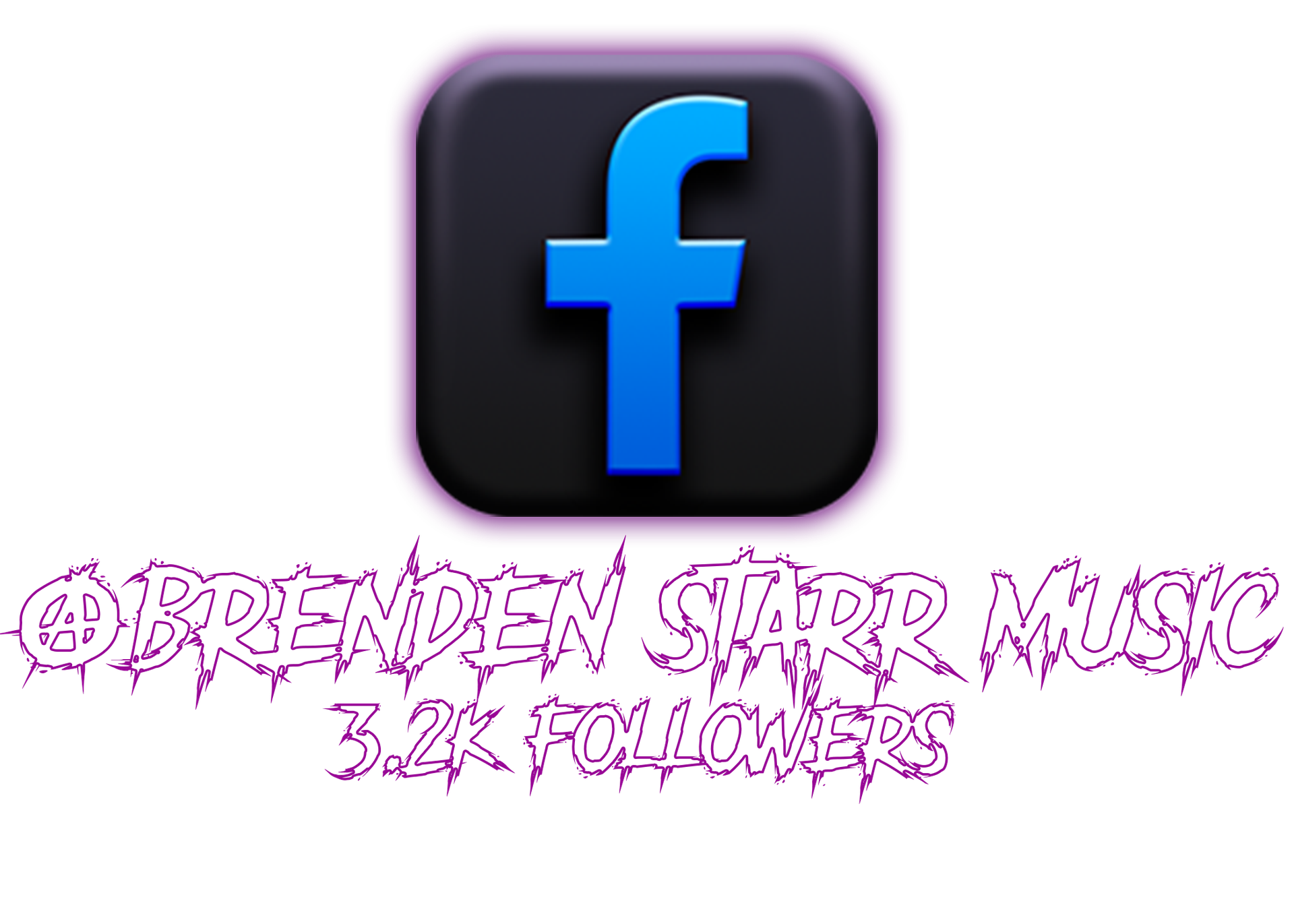 Facebook logo with Brenden Starr stats Facebook logo with Brenden Starr stats