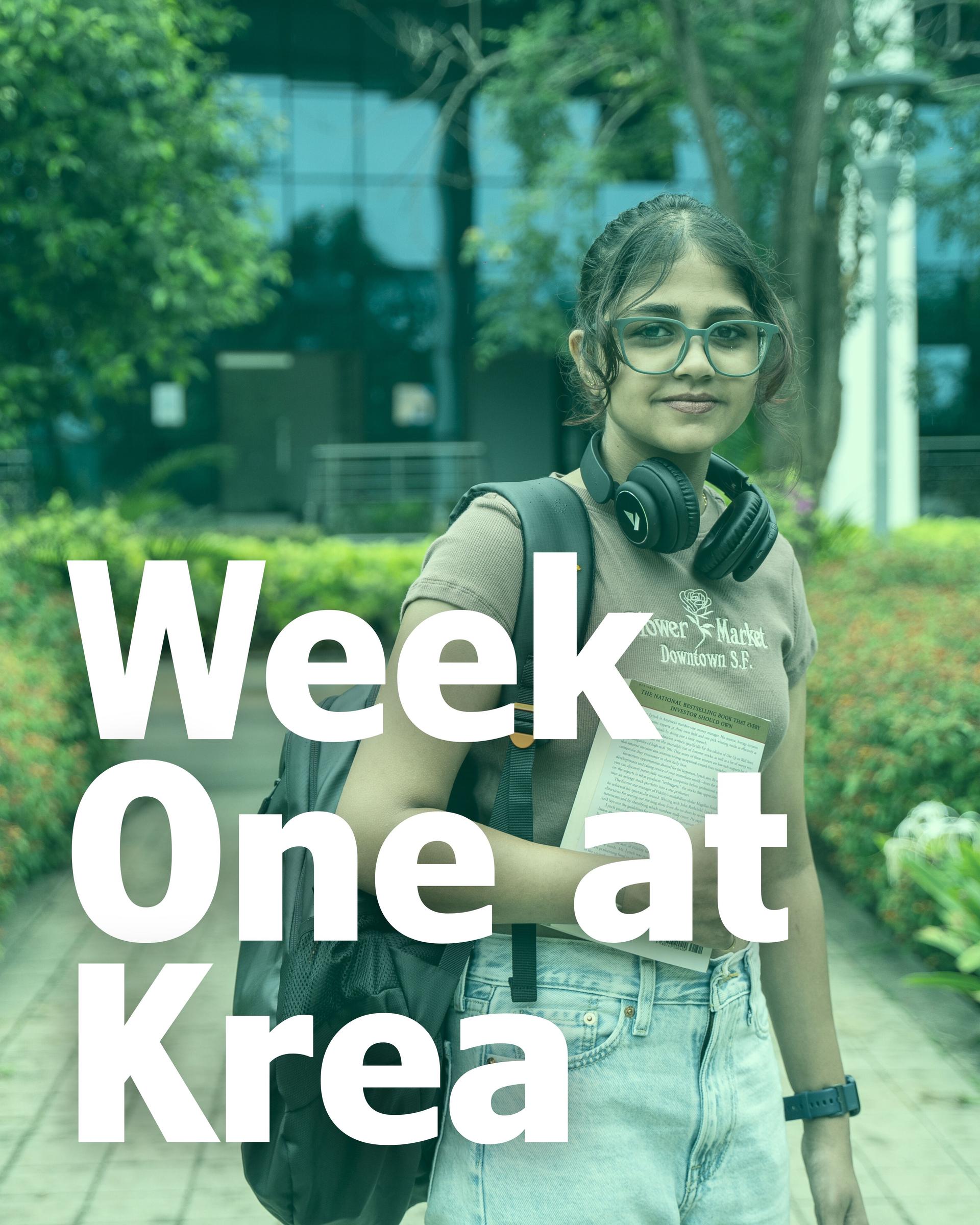 Week one at Krea