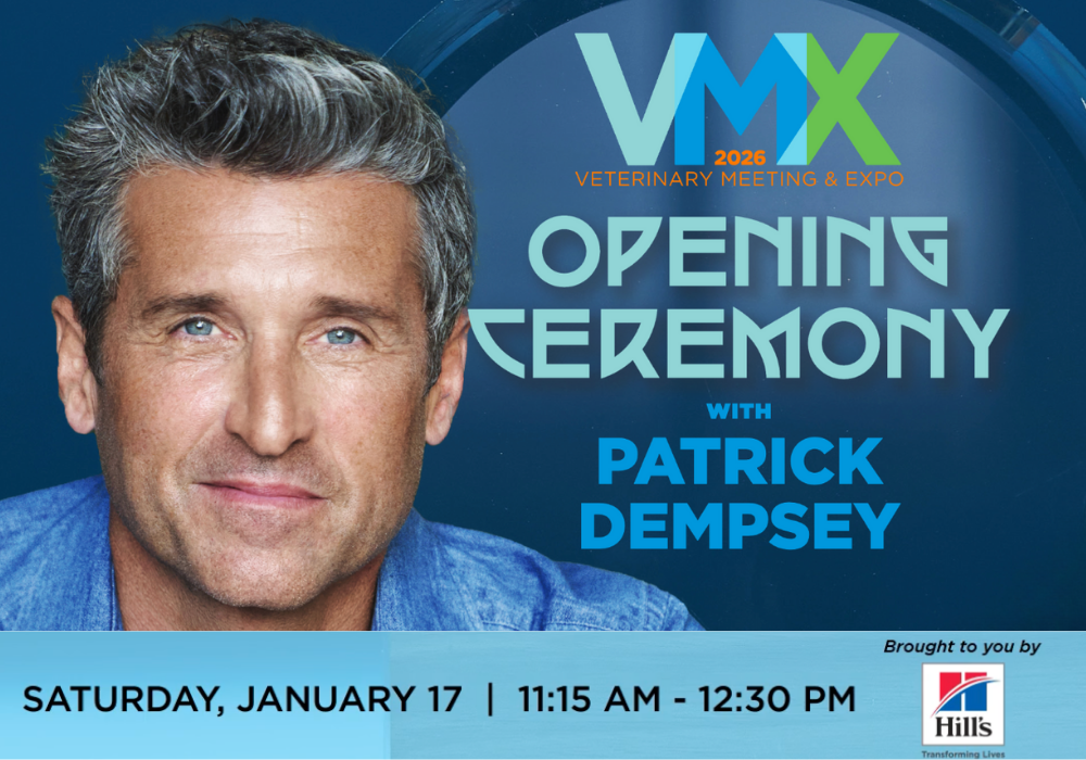 Patrick Dempsey - VMX Opening Ceremony - Saturday, January 17, 11:15 AM - 12:30 PM
