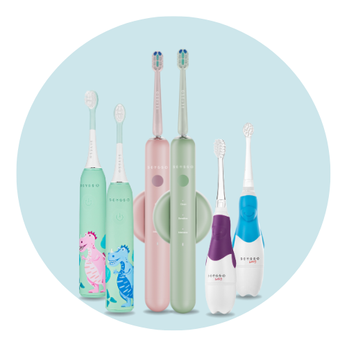 SEYSSO sonic toothbrushes for kids.