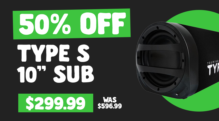 TYPE S 10" SUB $299