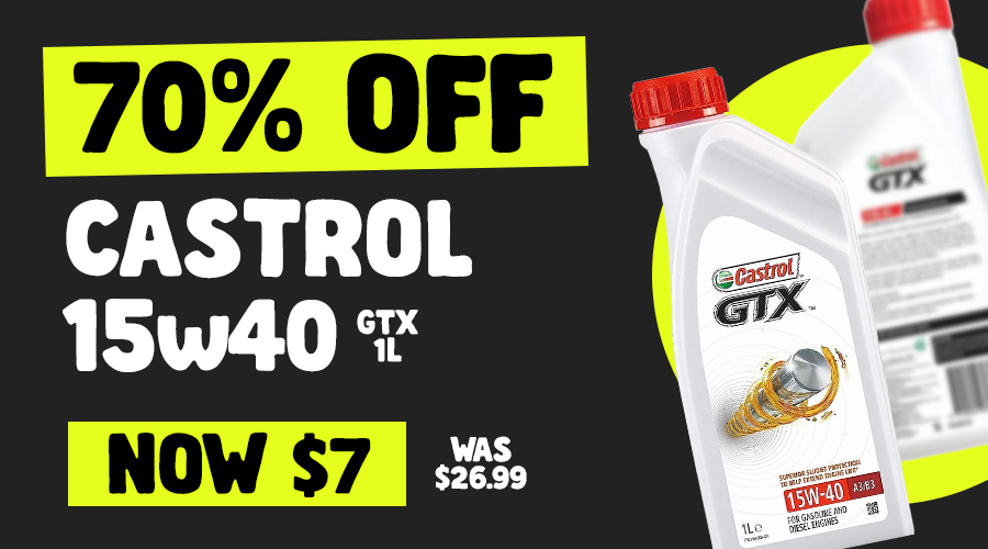 CASTROL 15W40 $7.99