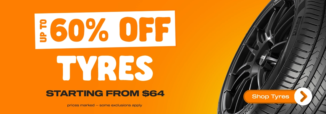 25-60% Off Tyres