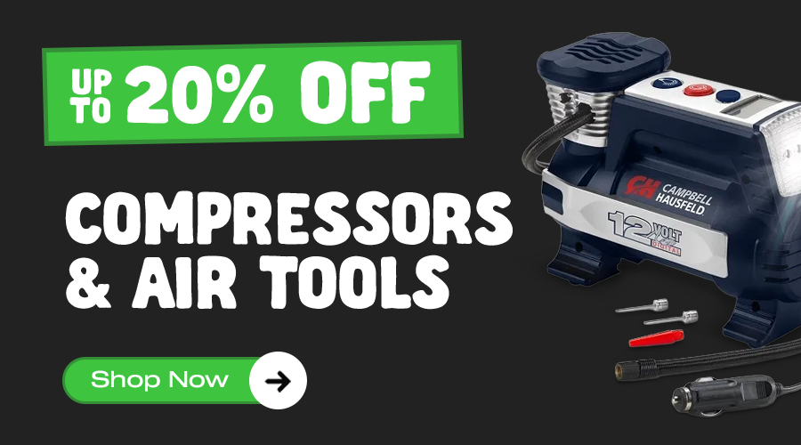 20% Off Compressors & Air Tools