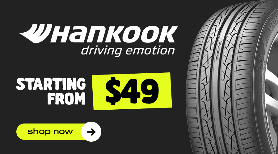 HANKOOK TYRES FROM $49